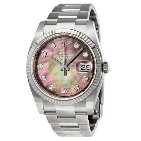 ladies rolex oyster perpetual mother of pearl|female Rolex Oyster Perpetual datejust.